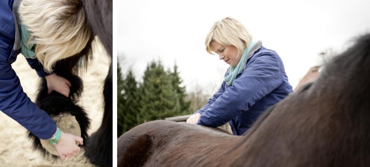 Kristina Gardemann und Pferd